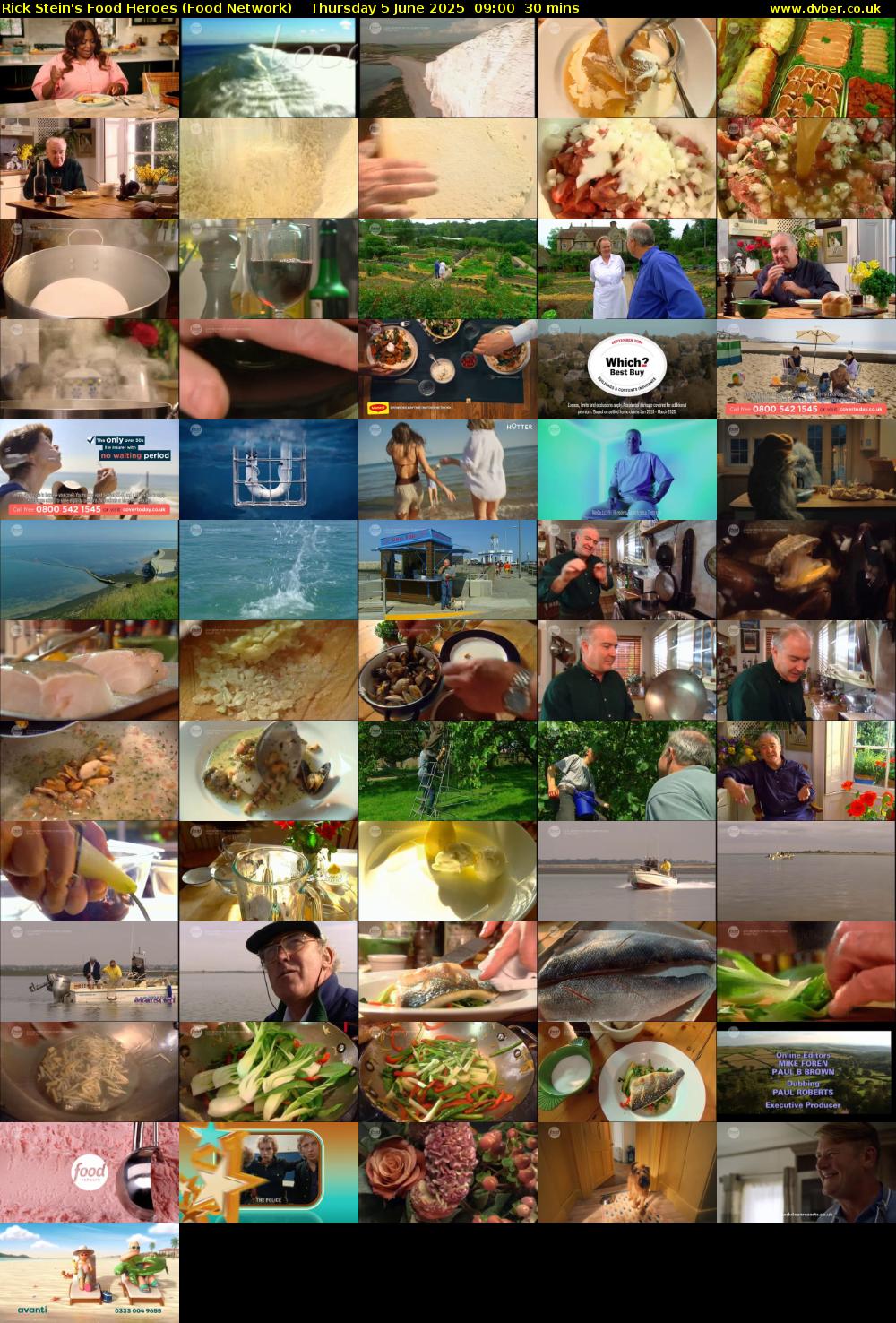 Rick Stein's Food Heroes (Food Network) Thursday 5 June 2025 09:00 - 09:30