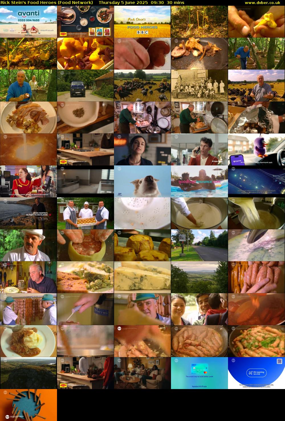 Rick Stein's Food Heroes (Food Network) Thursday 5 June 2025 09:30 - 10:00