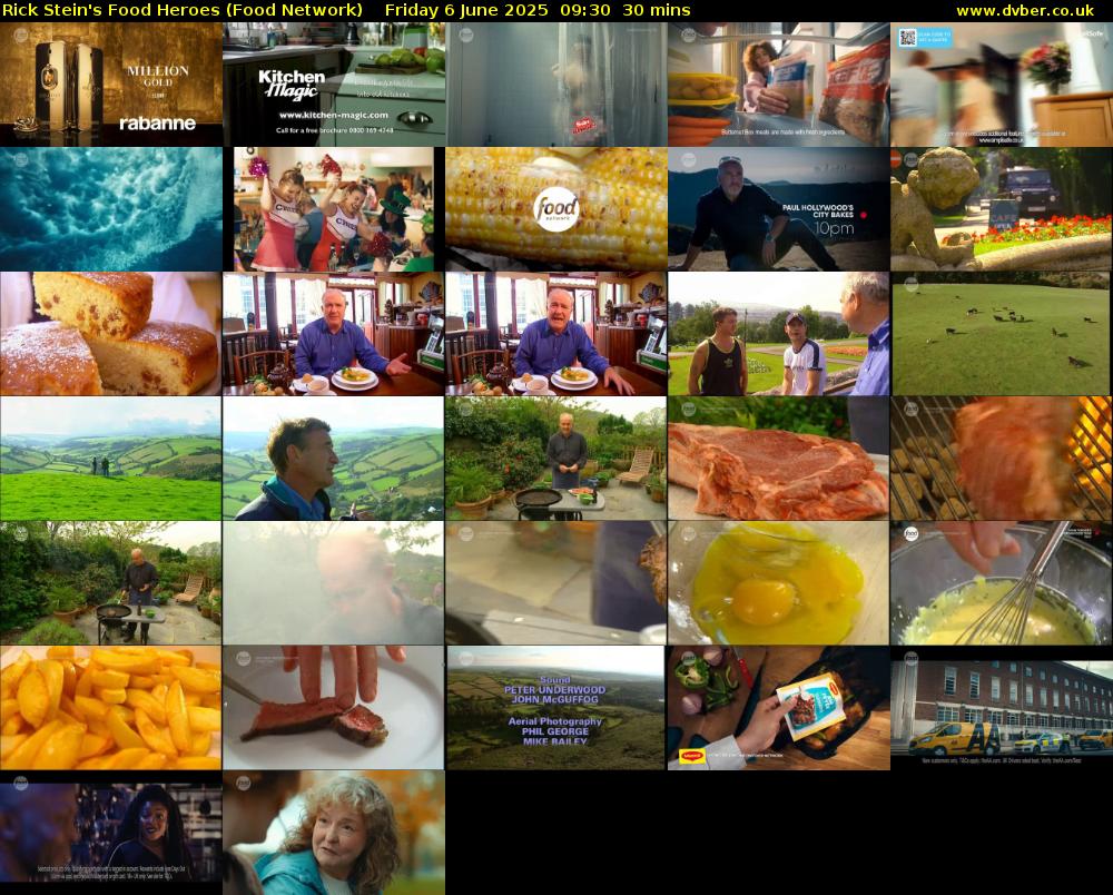Rick Stein's Food Heroes (Food Network) Friday 6 June 2025 09:30 - 10:00