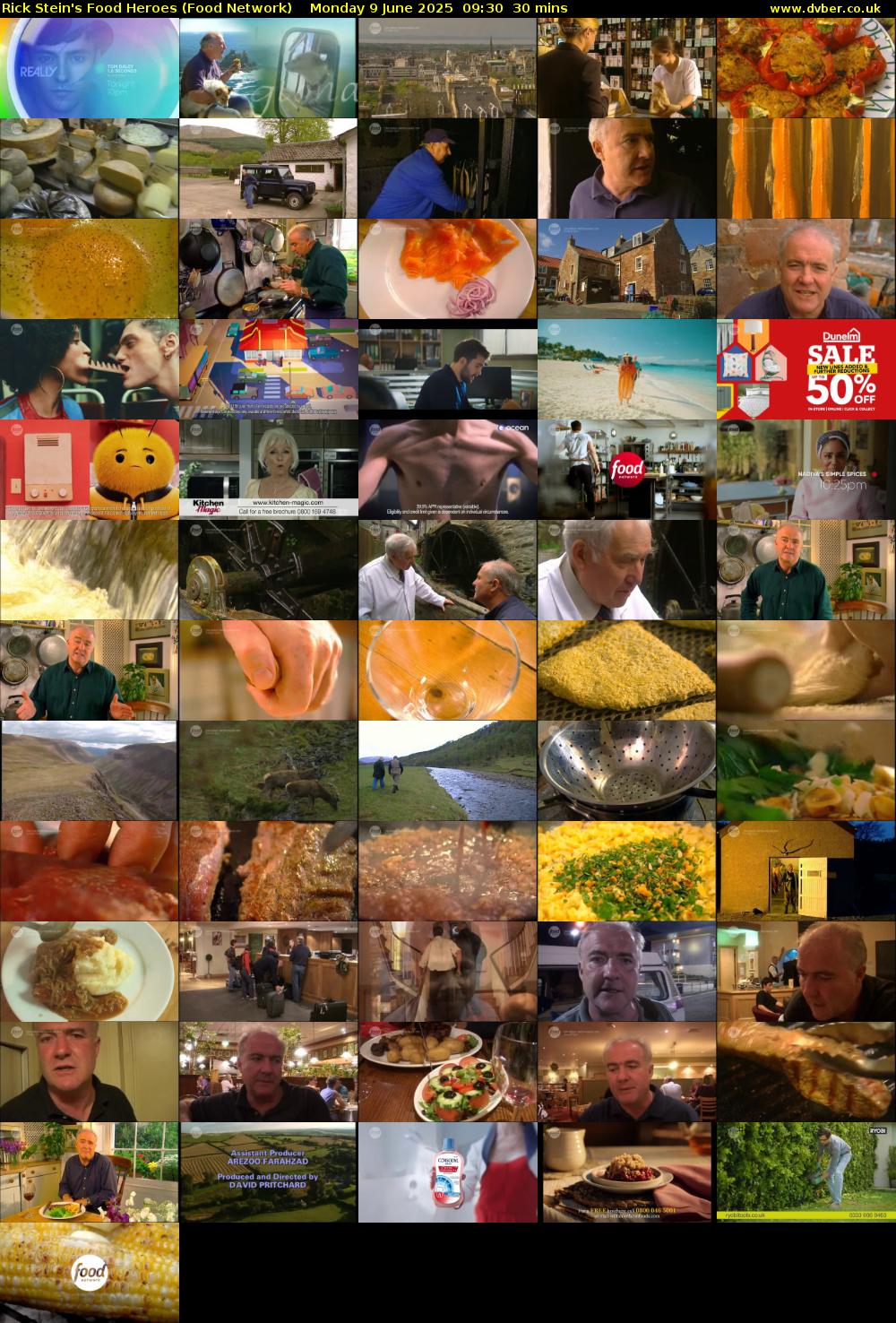 Rick Stein's Food Heroes (Food Network) Monday 9 June 2025 09:30 - 10:00
