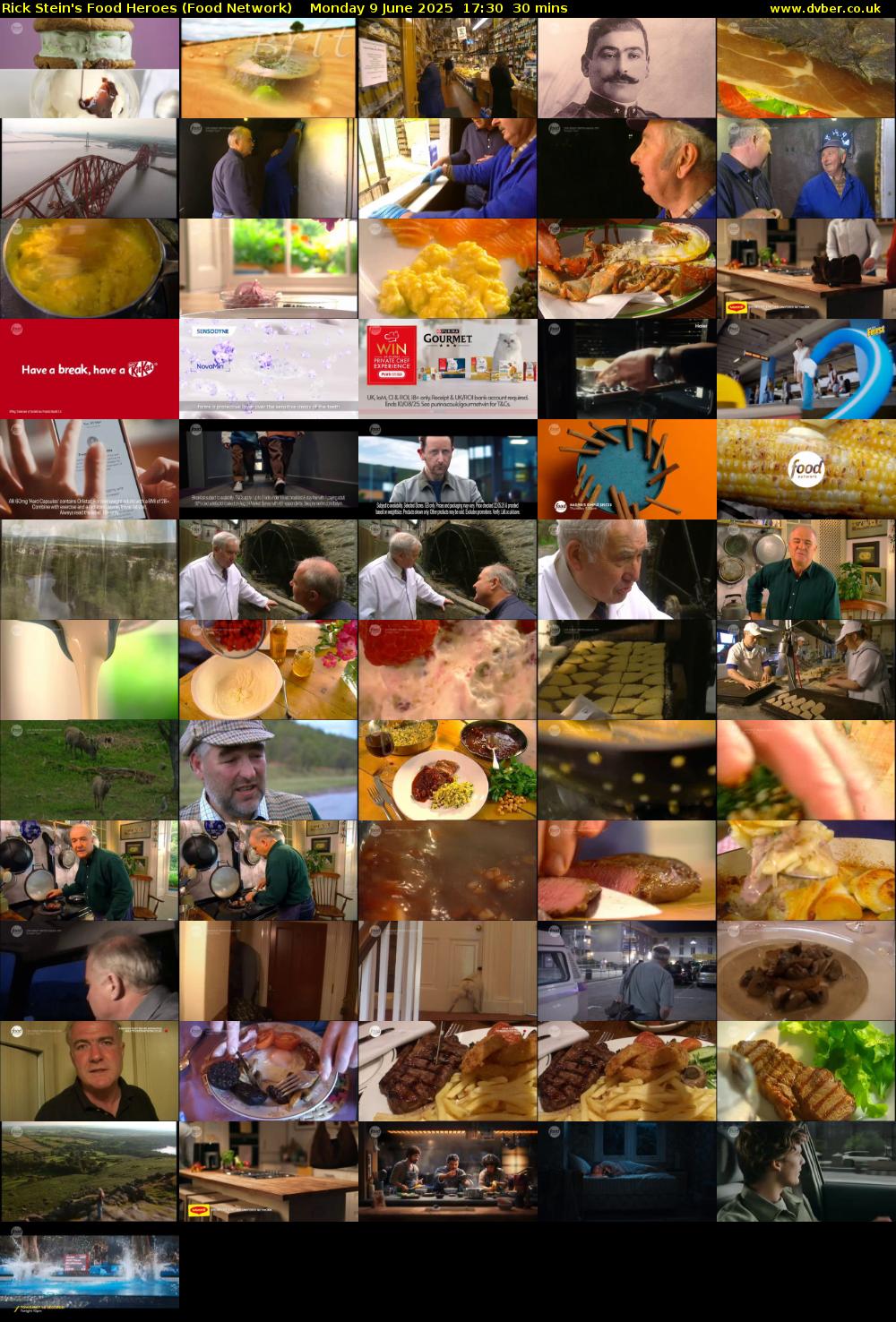 Rick Stein's Food Heroes (Food Network) Monday 9 June 2025 17:30 - 18:00