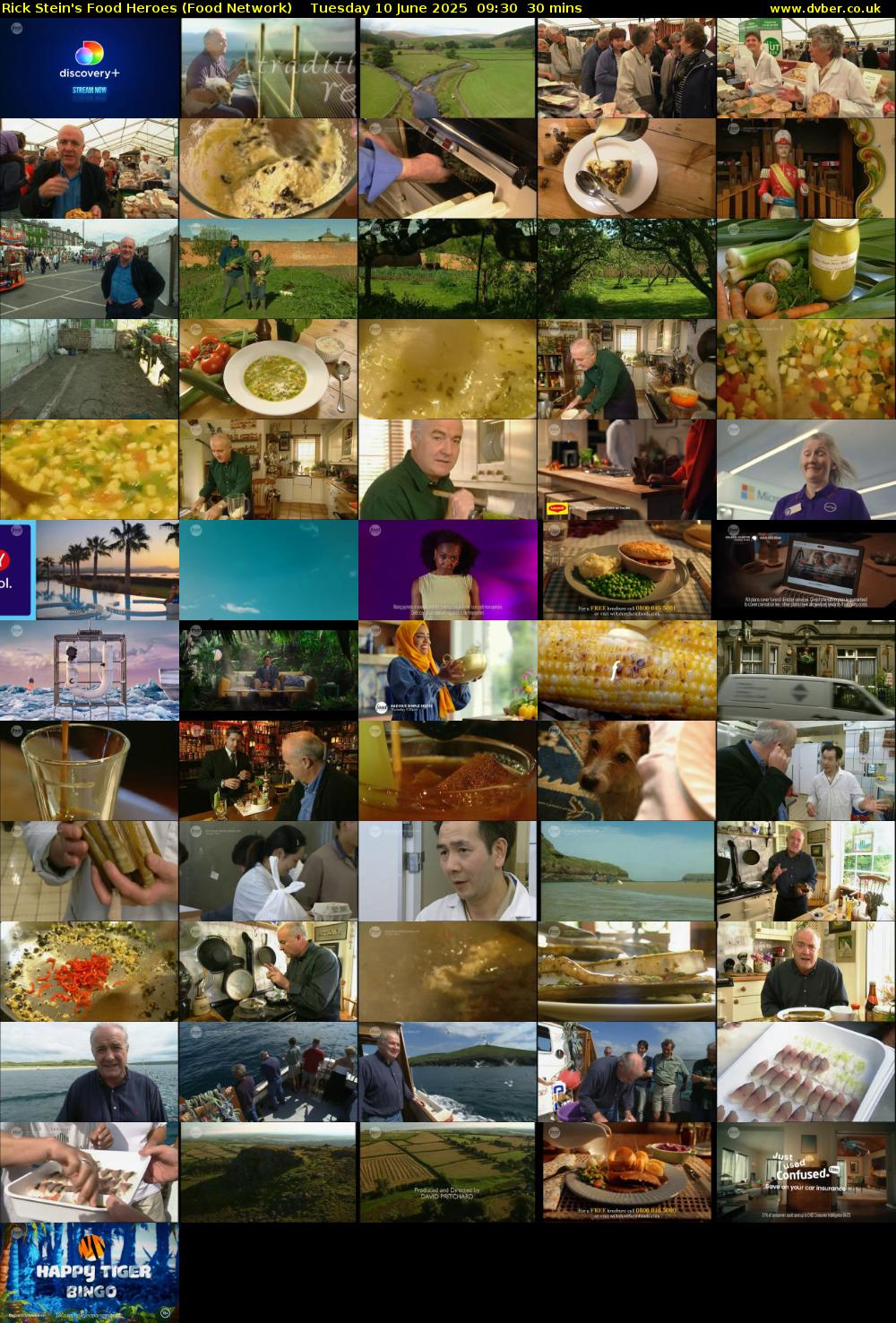 Rick Stein's Food Heroes (Food Network) Tuesday 10 June 2025 09:30 - 10:00