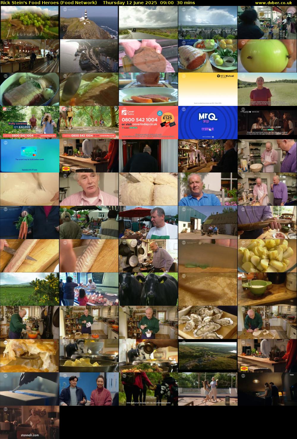 Rick Stein's Food Heroes (Food Network) Thursday 12 June 2025 09:00 - 09:30