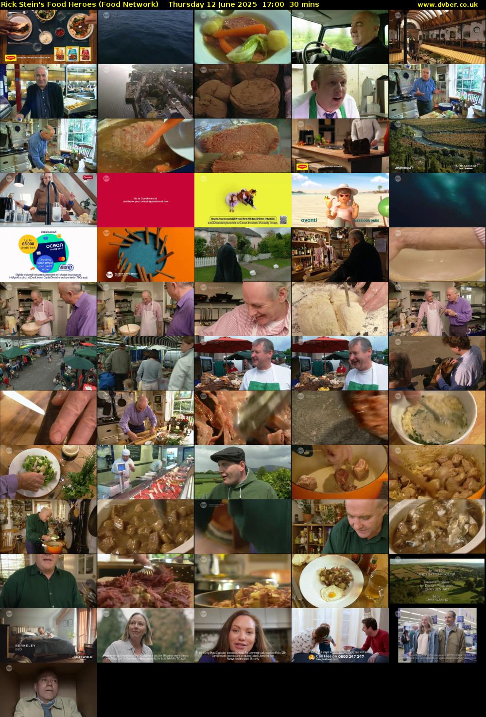 Rick Stein's Food Heroes (Food Network) Thursday 12 June 2025 17:00 - 17:30