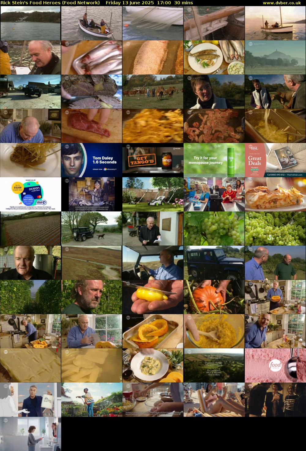 Rick Stein's Food Heroes (Food Network) Friday 13 June 2025 17:00 - 17:30