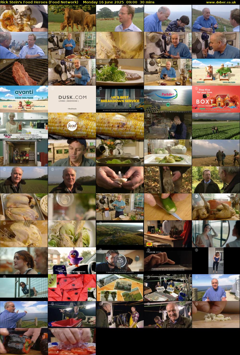 Rick Stein's Food Heroes (Food Network) Monday 16 June 2025 09:00 - 09:30