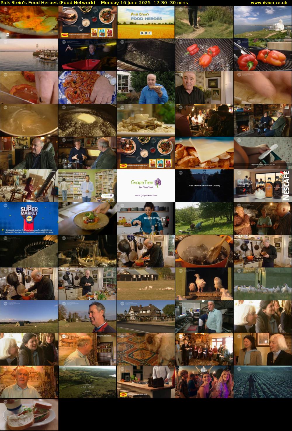Rick Stein's Food Heroes (Food Network) Monday 16 June 2025 17:30 - 18:00