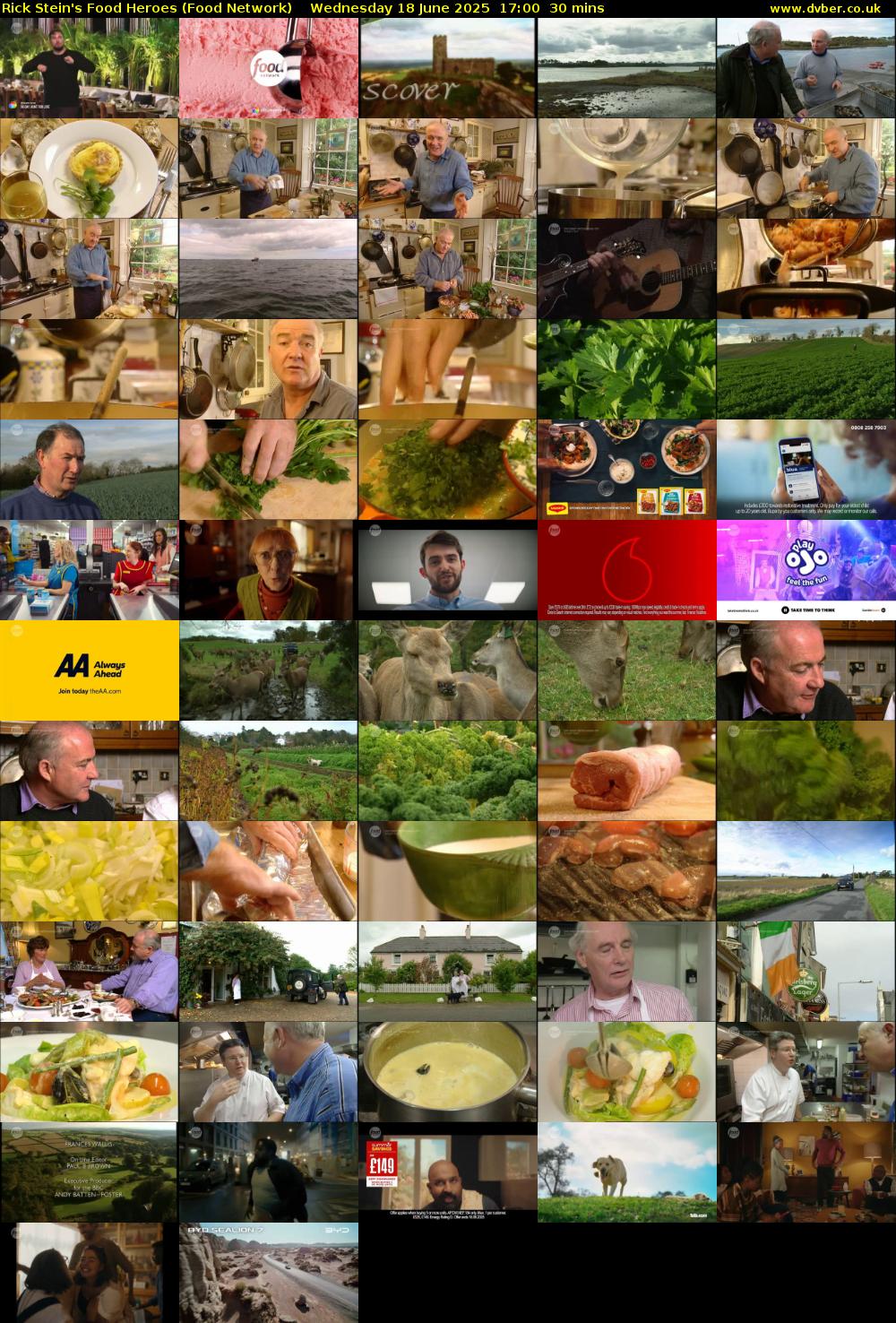 Rick Stein's Food Heroes (Food Network) Wednesday 18 June 2025 17:00 - 17:30