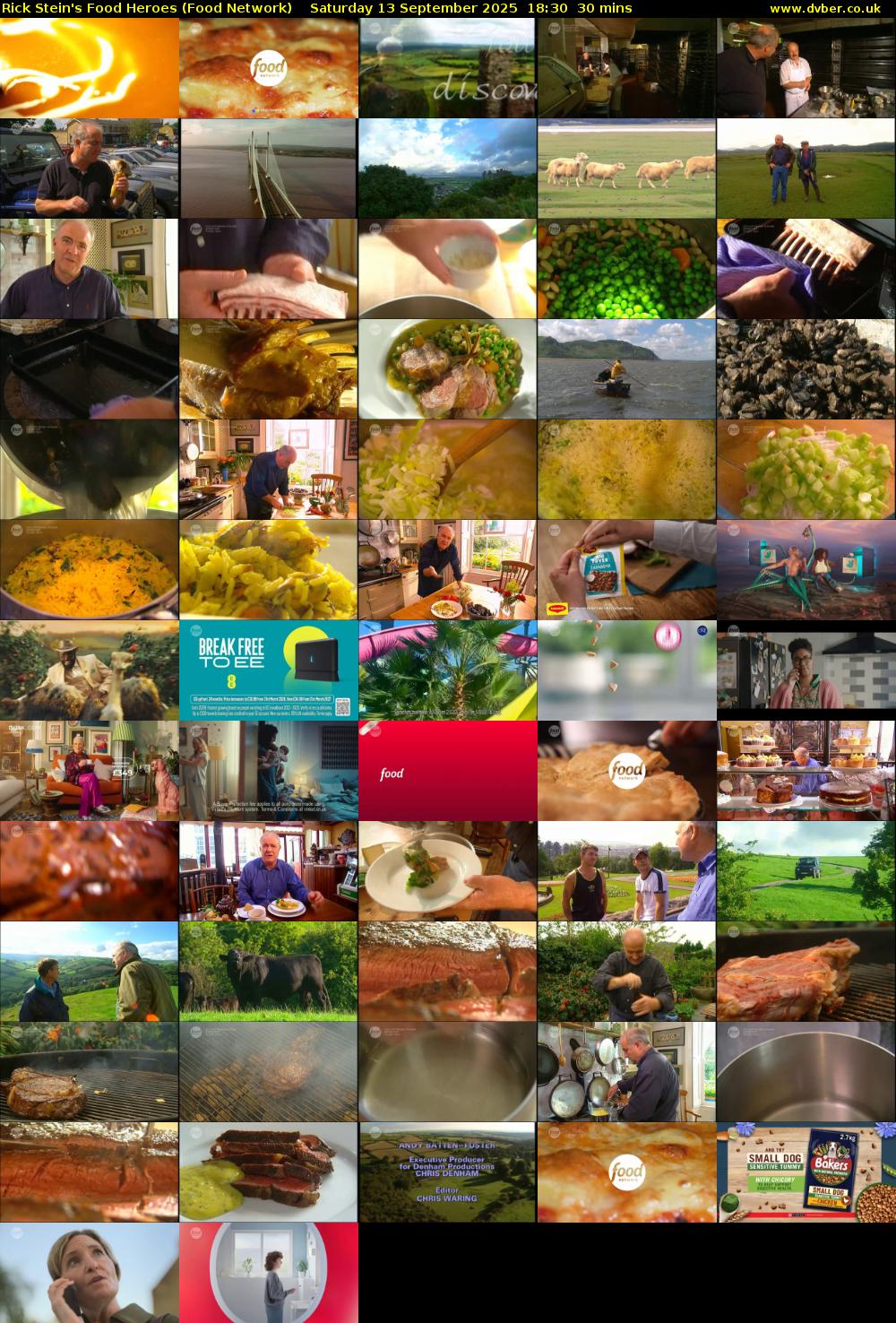 Rick Stein's Food Heroes (Food Network) Saturday 13 September 2025 18:30 - 19:00