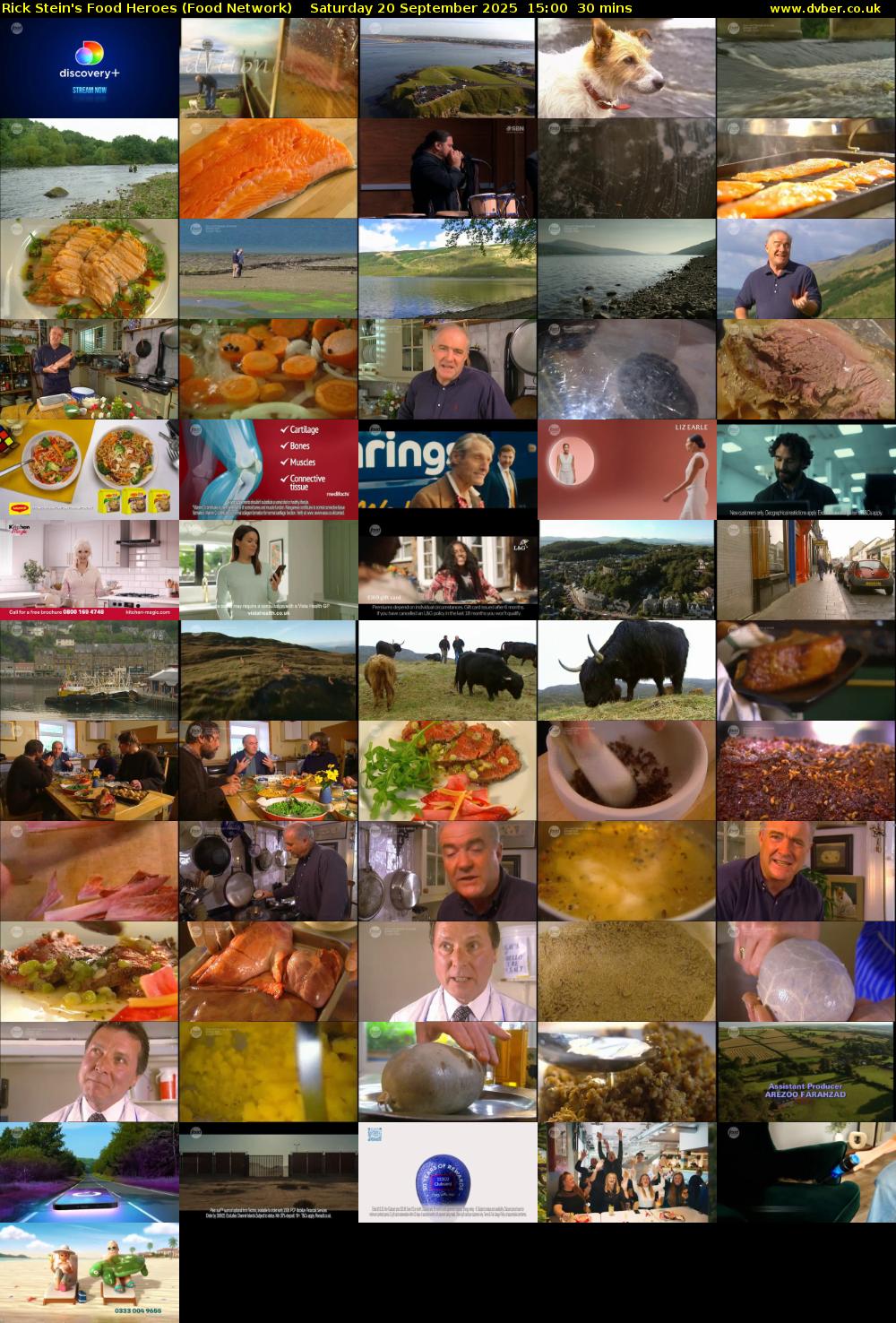 Rick Stein's Food Heroes (Food Network) Saturday 20 September 2025 15:00 - 15:30
