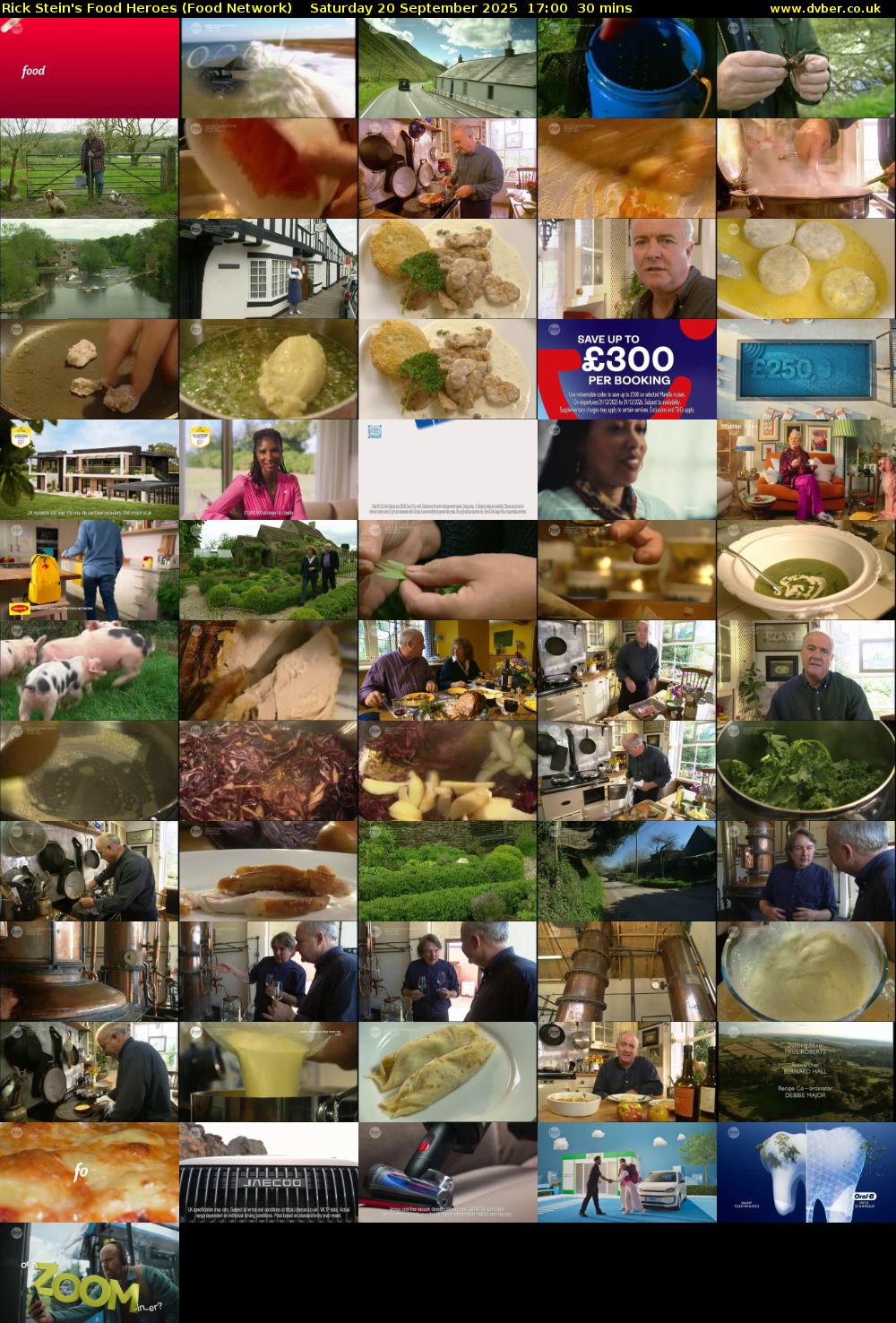 Rick Stein's Food Heroes (Food Network) Saturday 20 September 2025 17:00 - 17:30
