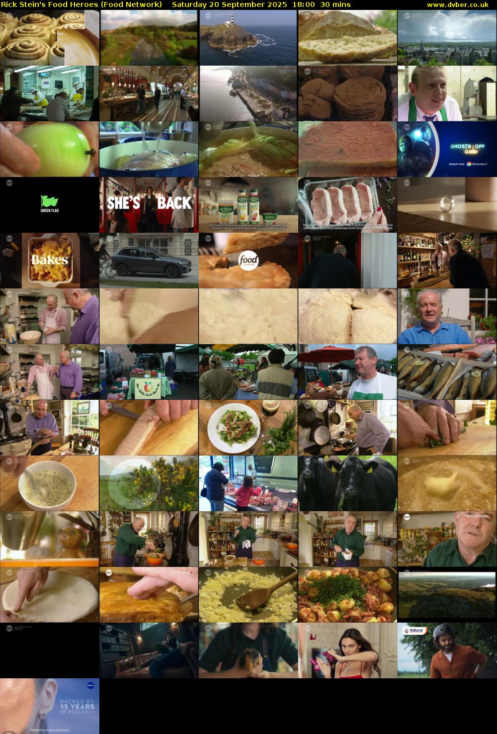 Rick Stein's Food Heroes (Food Network) Saturday 20 September 2025 18:00 - 18:30