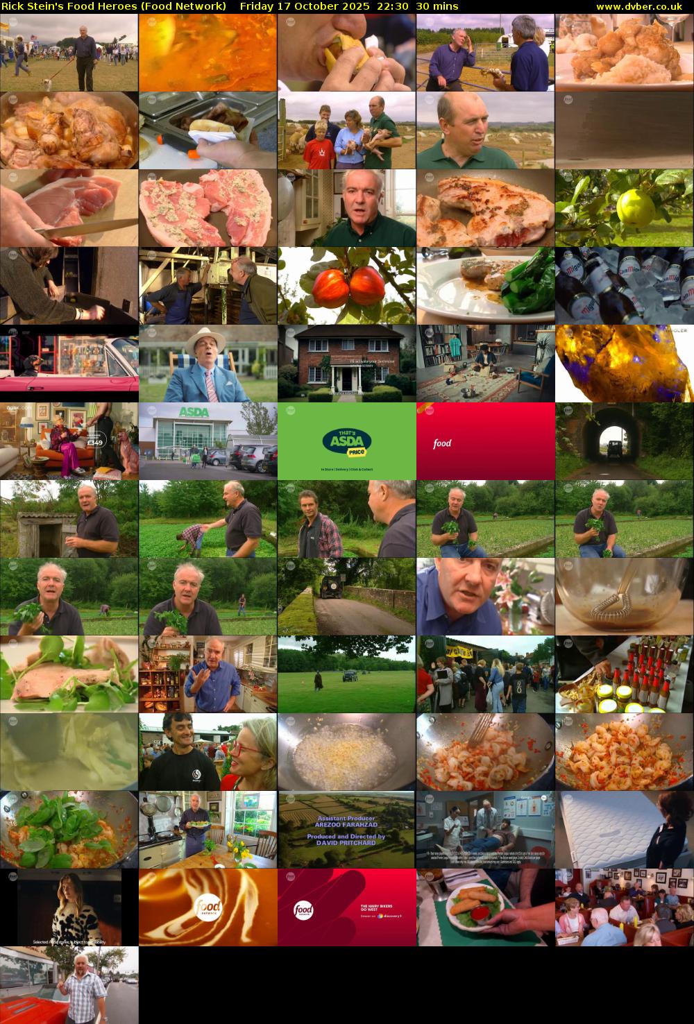 Rick Stein's Food Heroes (Food Network) Friday 17 October 2025 22:30 - 23:00