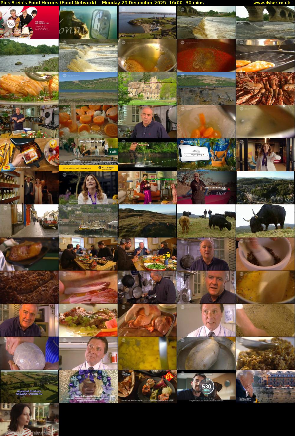 Rick Stein's Food Heroes (Food Network) Monday 29 December 2025 16:00 - 16:30