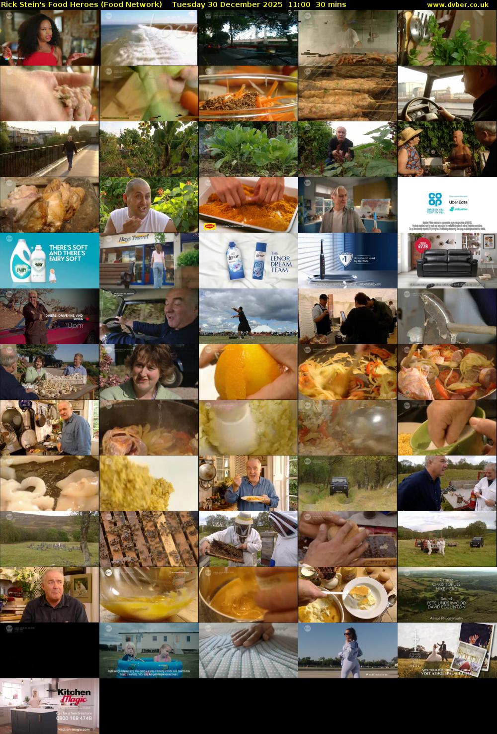 Rick Stein's Food Heroes (Food Network) Tuesday 30 December 2025 11:00 - 11:30