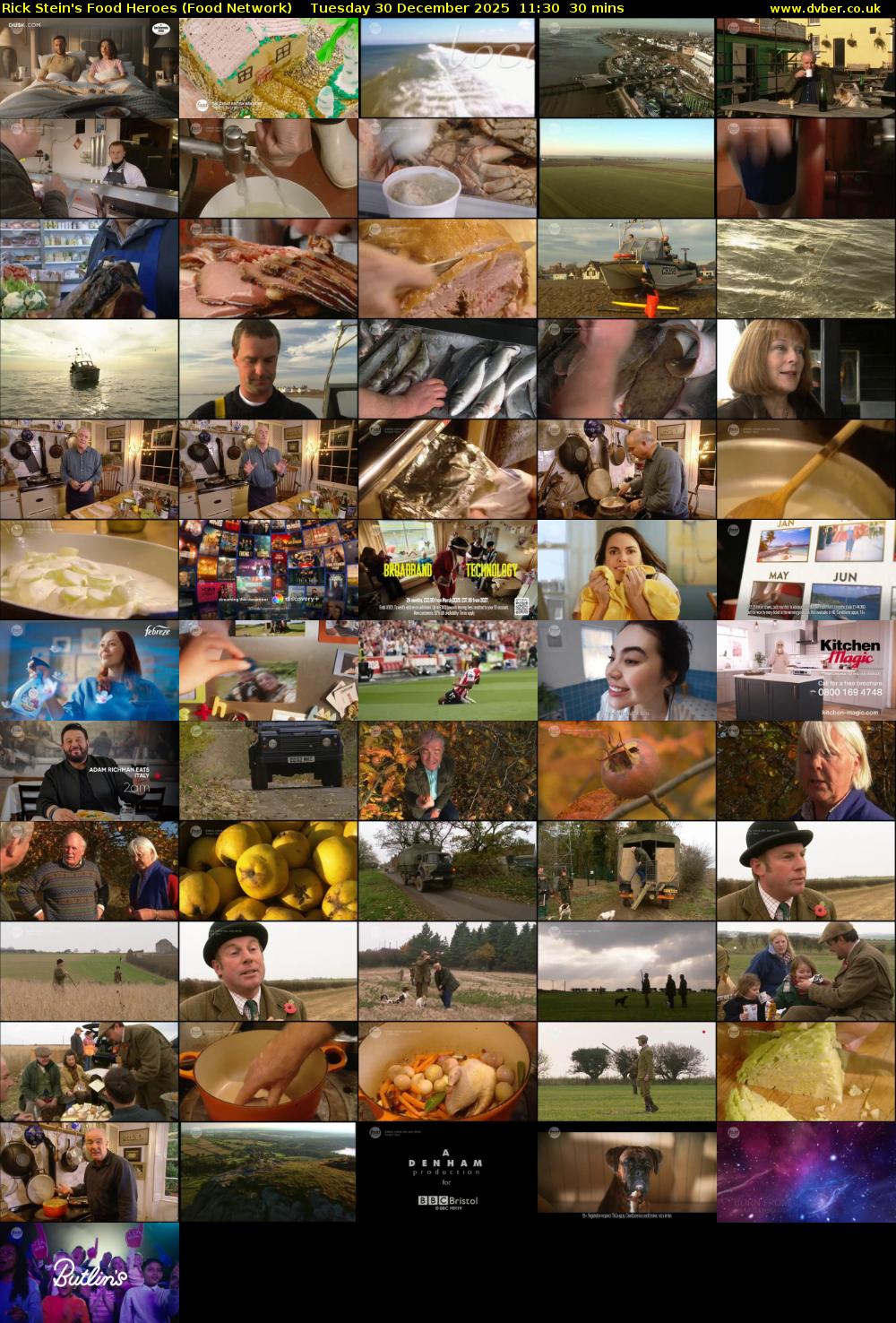 Rick Stein's Food Heroes (Food Network) Tuesday 30 December 2025 11:30 - 12:00