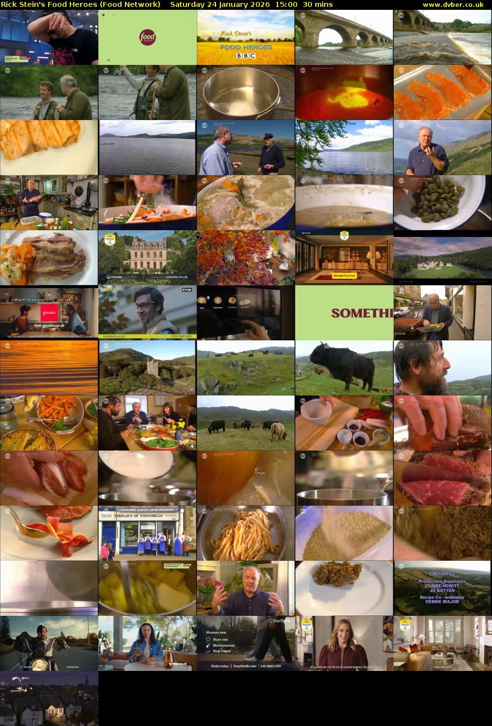 Rick Stein's Food Heroes (Food Network) Saturday 24 January 2026 15:00 - 15:30