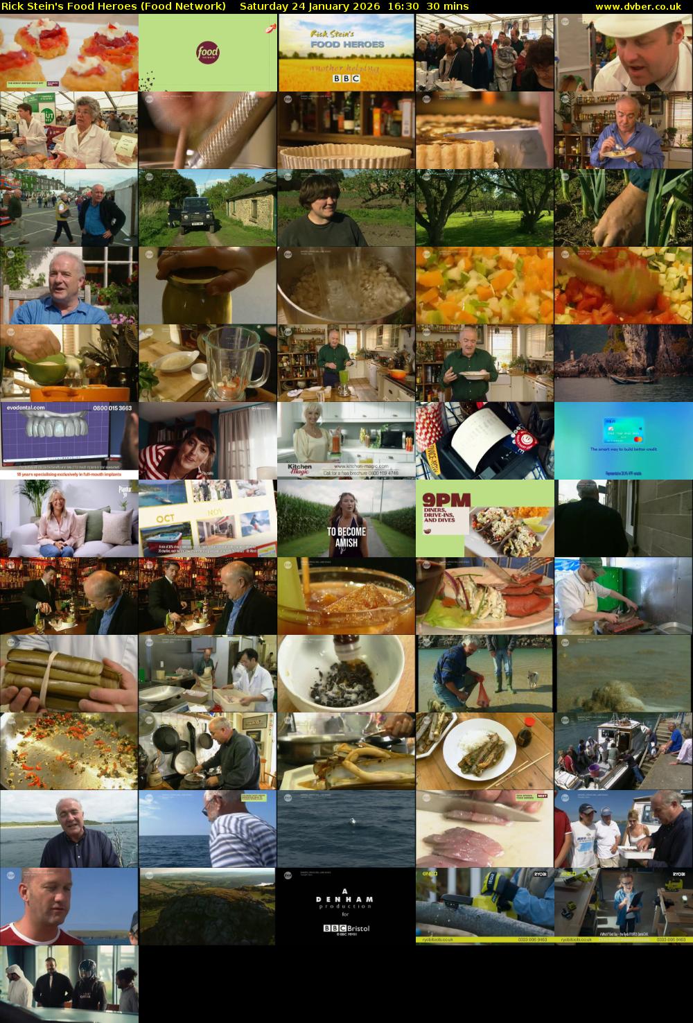 Rick Stein's Food Heroes (Food Network) Saturday 24 January 2026 16:30 - 17:00