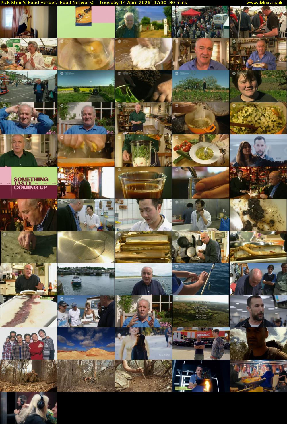 Rick Stein's Food Heroes (Food Network) Tuesday 14 April 2026 07:30 - 08:00
