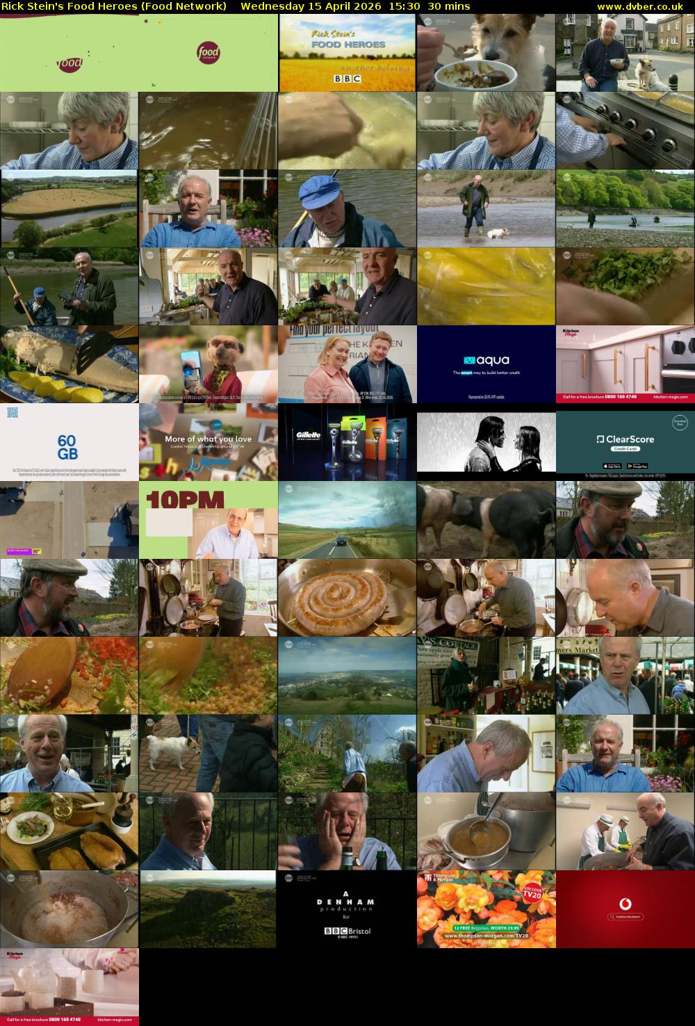 Rick Stein's Food Heroes (Food Network) Wednesday 15 April 2026 15:30 - 16:00