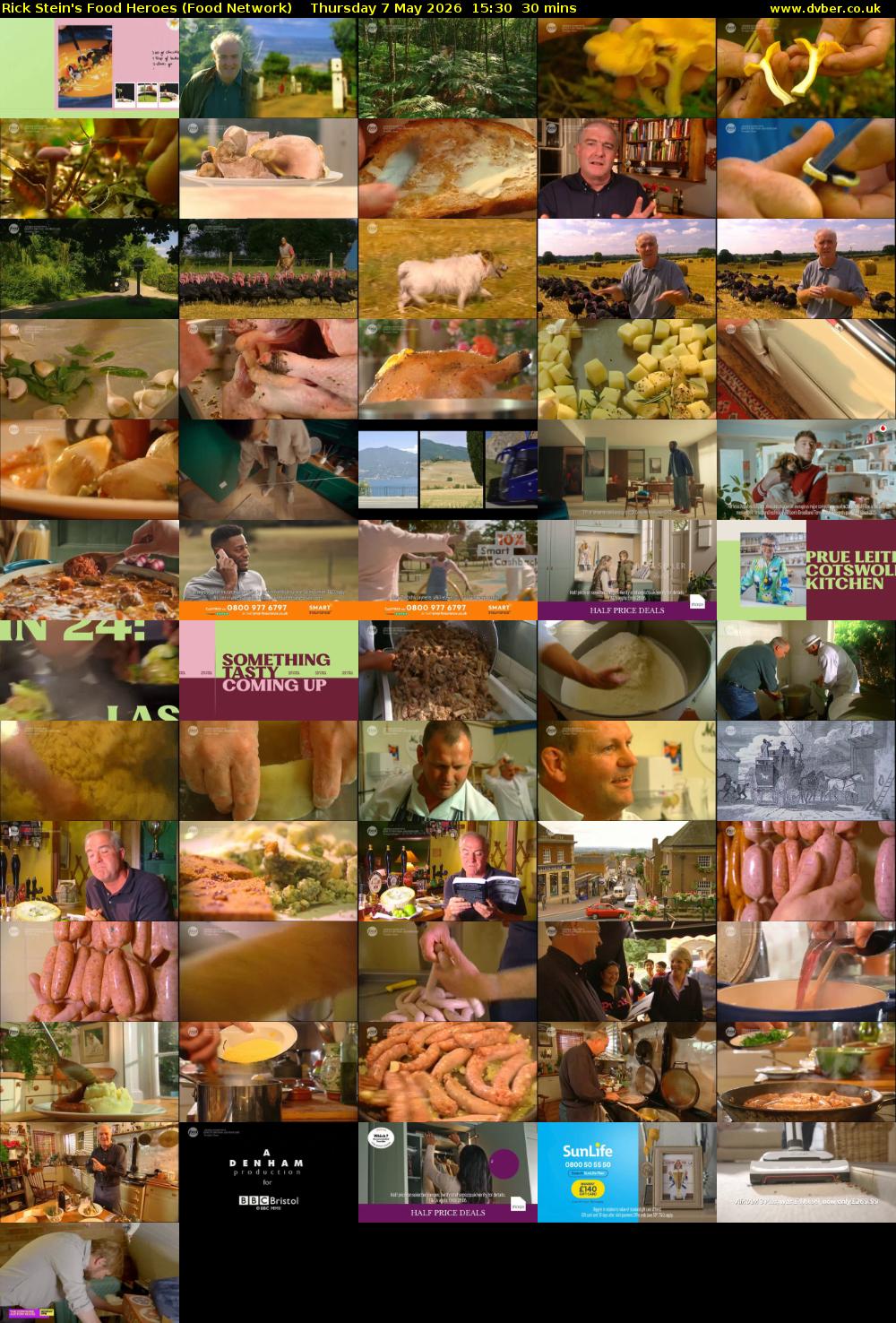 Rick Stein's Food Heroes (Food Network) Thursday 7 May 2026 15:30 - 16:00