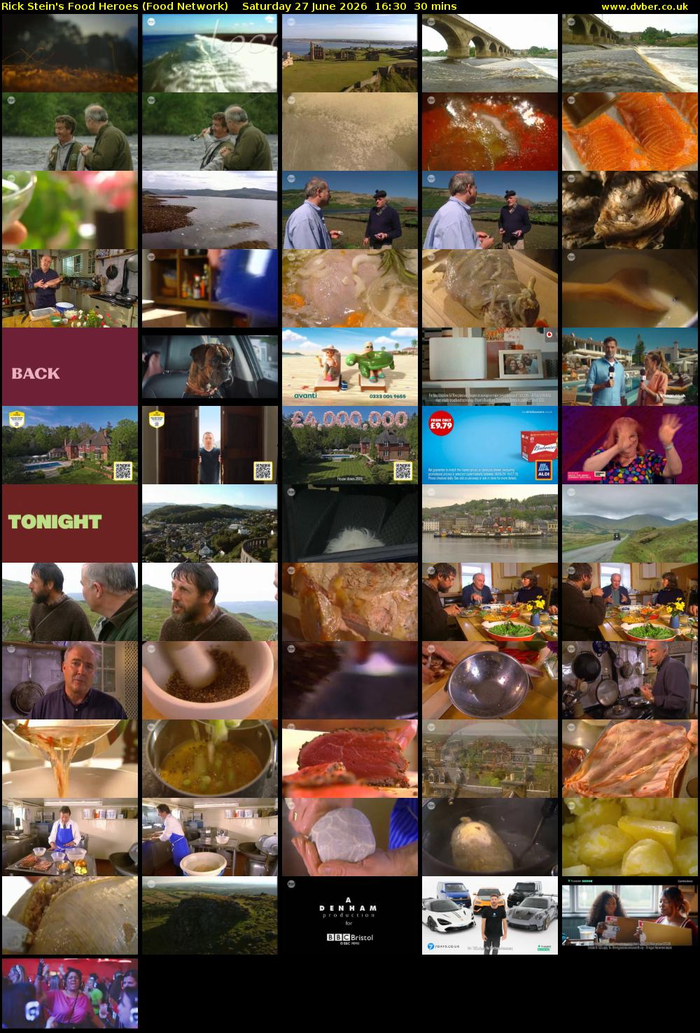 Rick Stein's Food Heroes (Food Network) Saturday 27 June 2026 16:30 - 17:00