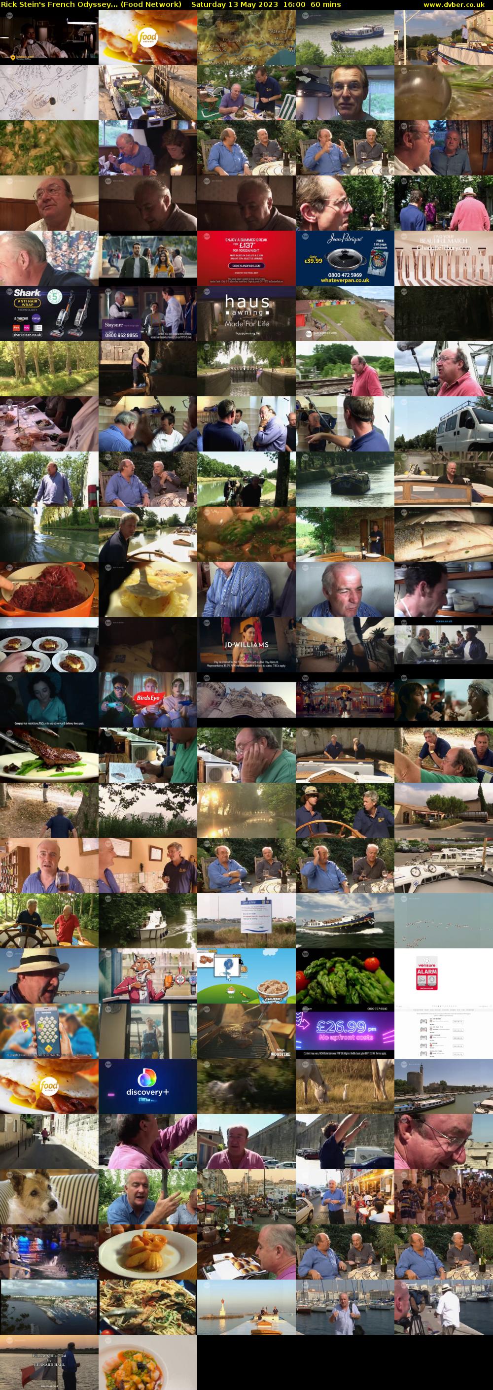 Rick Stein's French Odyssey... (Food Network) Saturday 13 May 2023 16:00 - 17:00