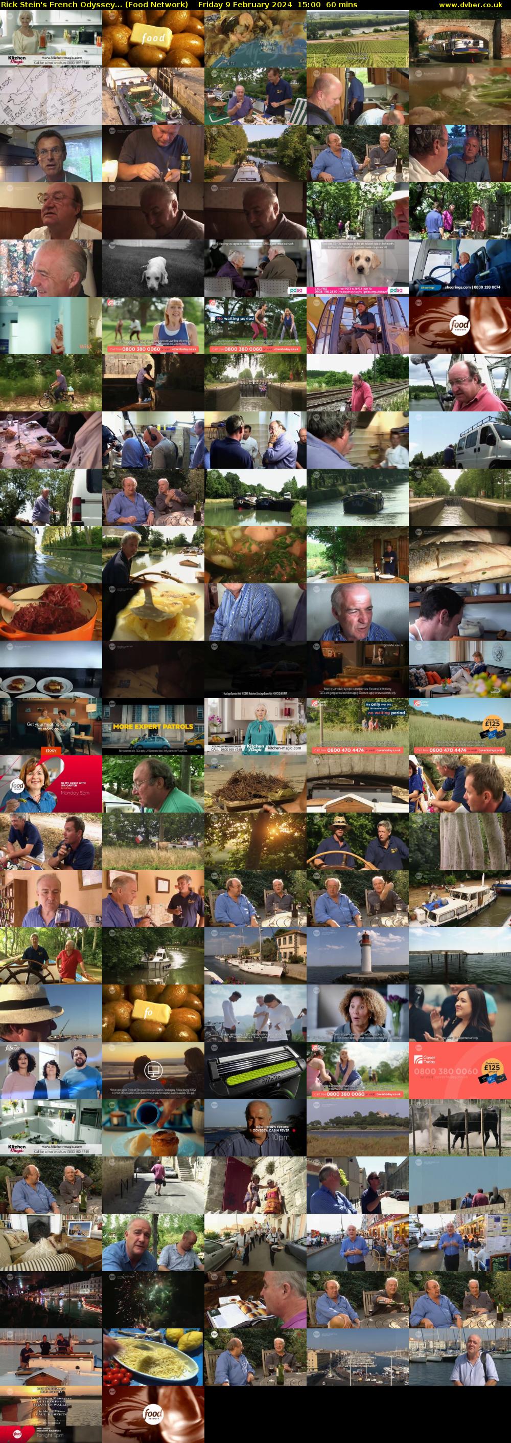 Rick Stein's French Odyssey... (Food Network) Friday 9 February 2024 15:00 - 16:00