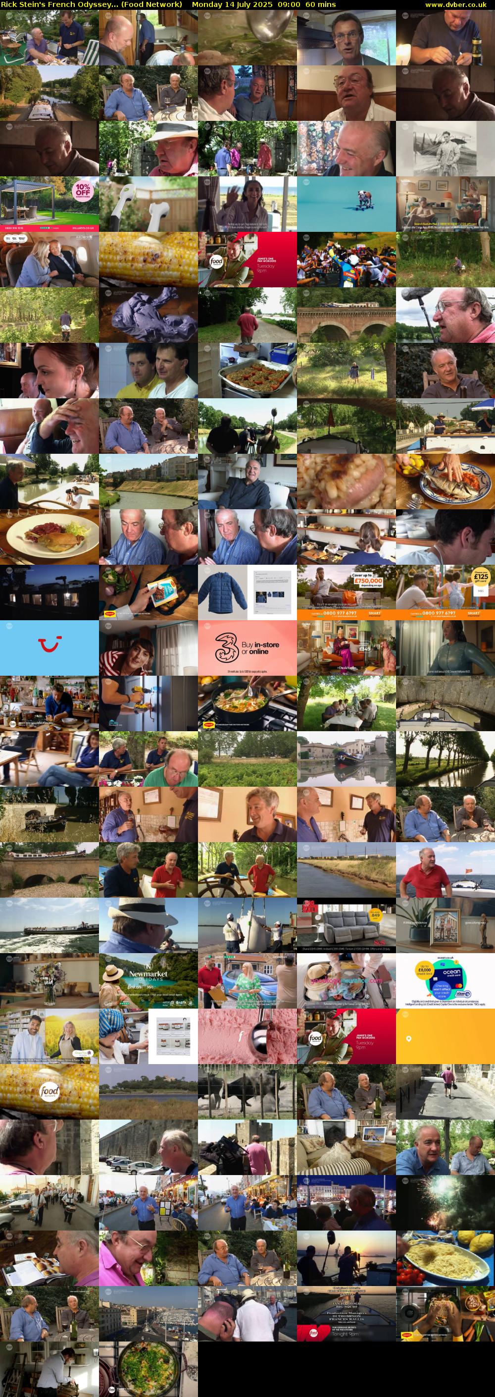 Rick Stein's French Odyssey... (Food Network) Monday 14 July 2025 09:00 - 10:00