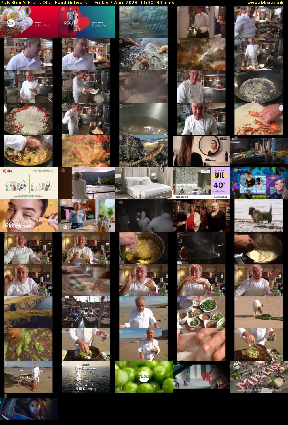 Rick Stein's Fruits Of... (Food Network) Friday 7 April 2023 11:30 - 12:00
