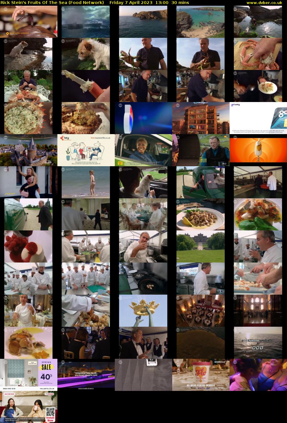 Rick Stein's Fruits Of The Sea (Food Network) Friday 7 April 2023 13:00 - 13:30