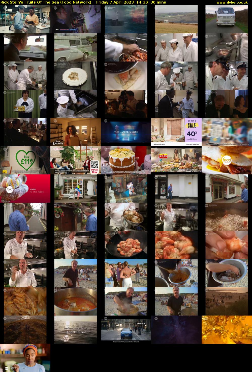 Rick Stein's Fruits Of The Sea (Food Network) Friday 7 April 2023 14:30 - 15:00