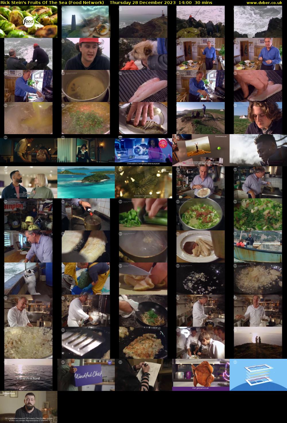 Rick Stein's Fruits Of The Sea (Food Network) Thursday 28 December 2023 14:00 - 14:30