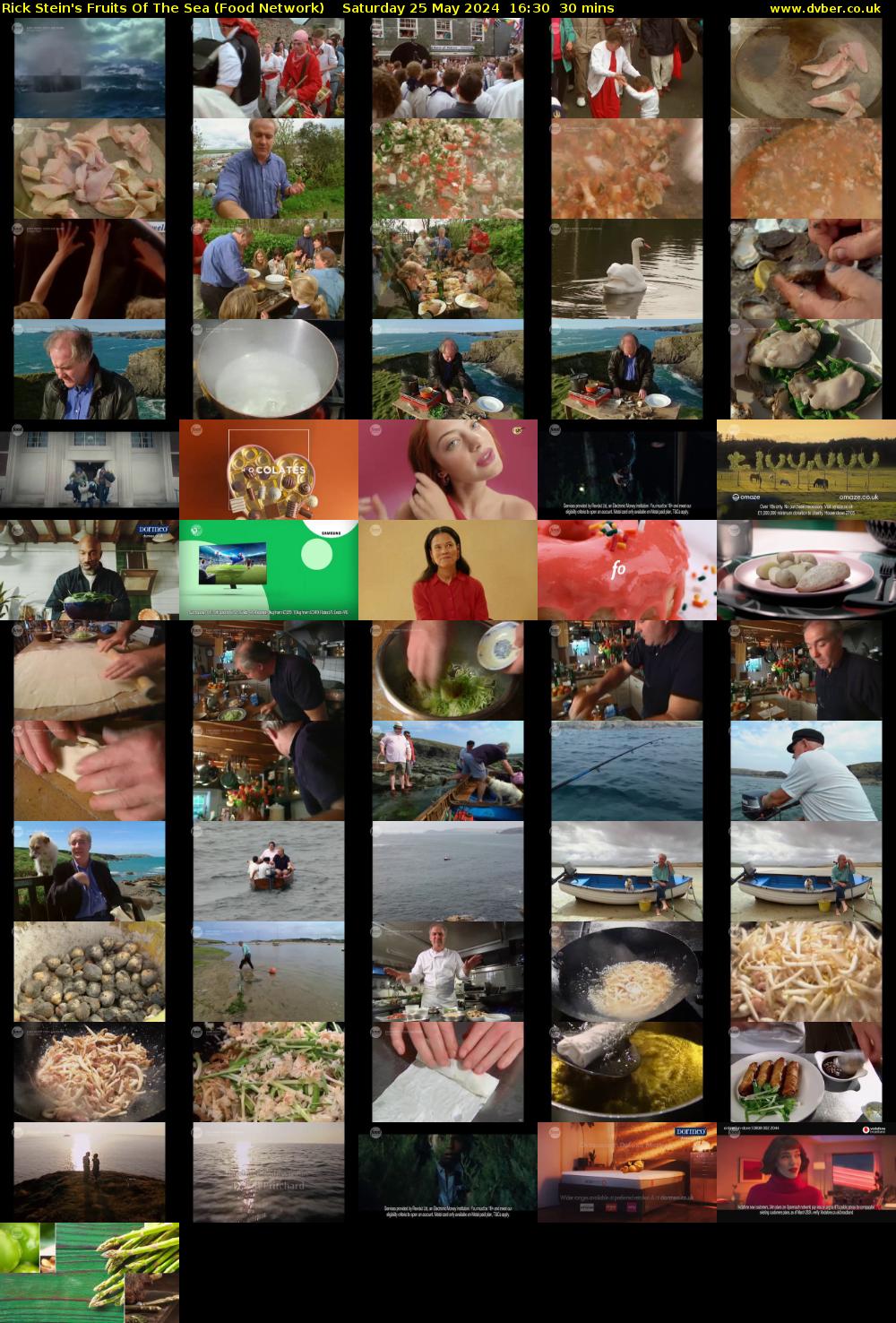 Rick Stein's Fruits Of The Sea (Food Network) Saturday 25 May 2024 16:30 - 17:00