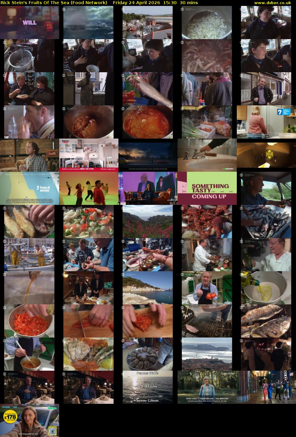 Rick Stein's Fruits Of The Sea (Food Network) Friday 24 April 2026 15:30 - 16:00