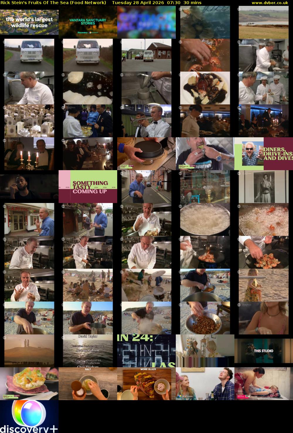 Rick Stein's Fruits Of The Sea (Food Network) Tuesday 28 April 2026 07:30 - 08:00