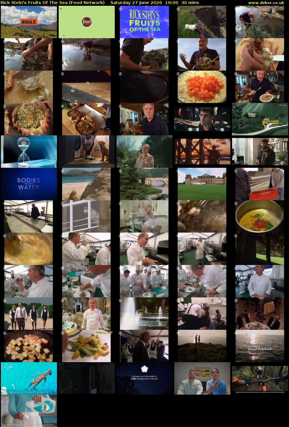 Rick Stein's Fruits Of The Sea (Food Network) Saturday 27 June 2026 19:00 - 19:30
