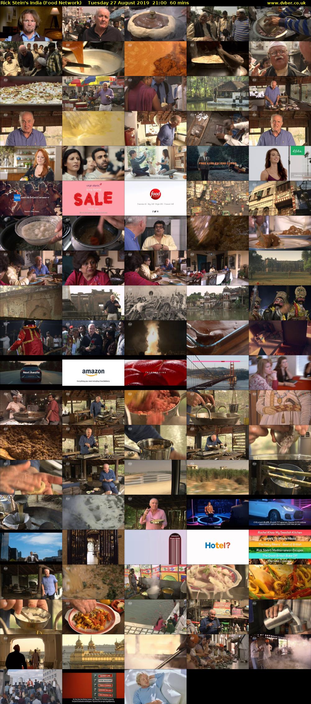 Rick Stein's India (Food Network) Tuesday 27 August 2019 21:00 - 22:00