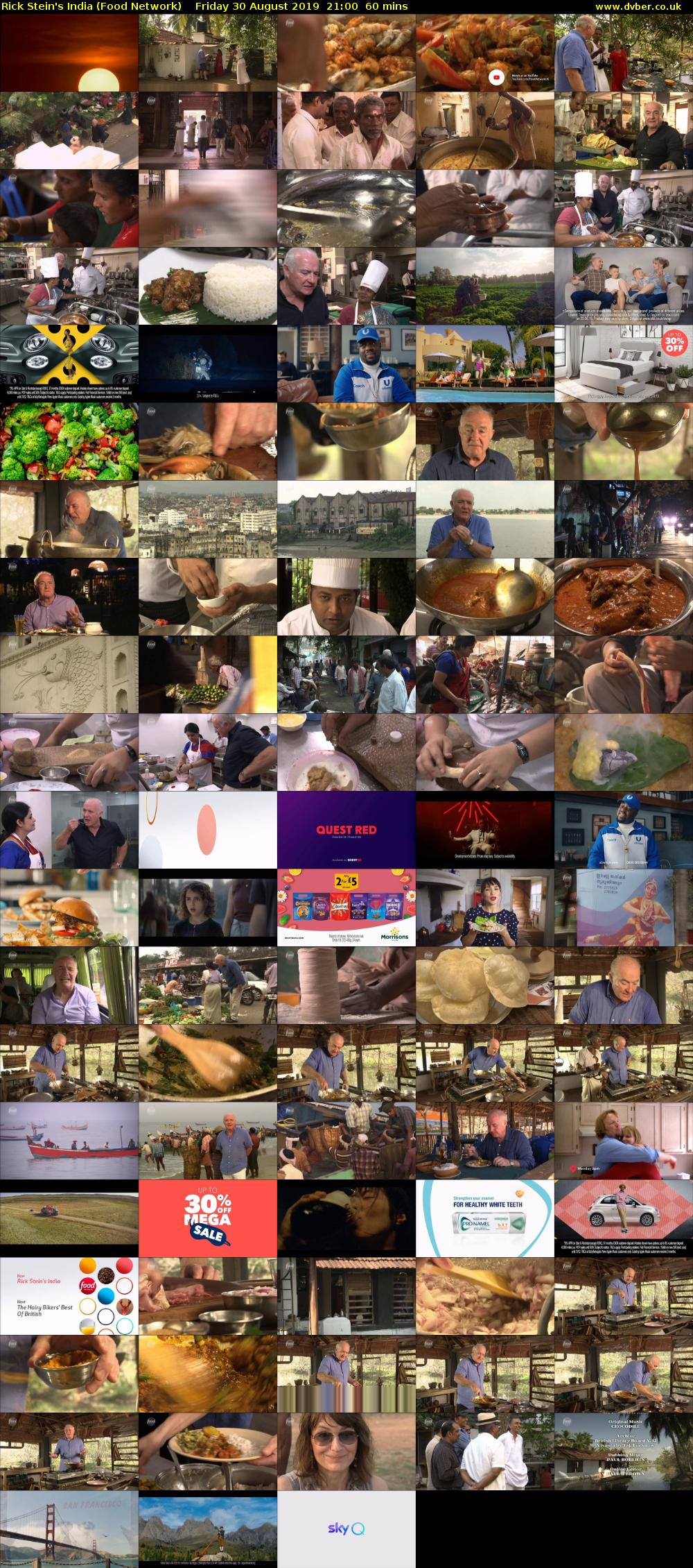 Rick Stein's India (Food Network) Friday 30 August 2019 21:00 - 22:00