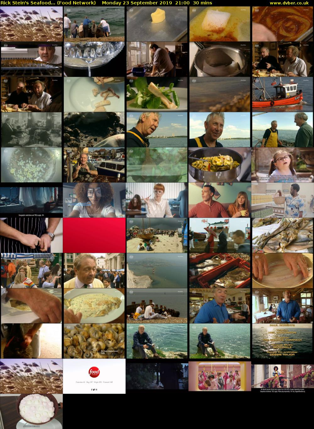 Rick Stein's Seafood... (Food Network) Monday 23 September 2019 21:00 - 21:30