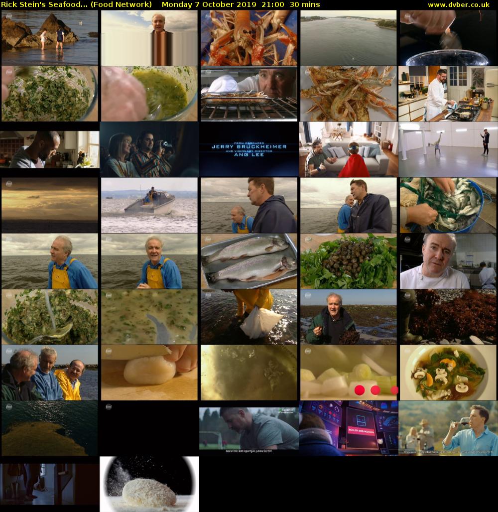 Rick Stein's Seafood... (Food Network) Monday 7 October 2019 21:00 - 21:30