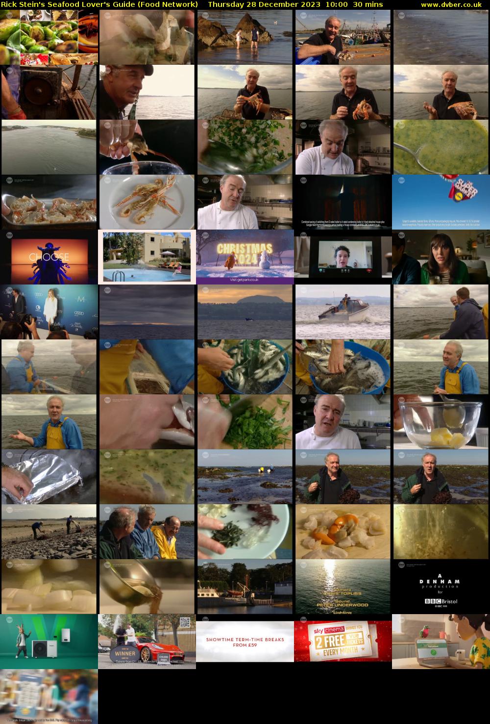 Rick Stein's Seafood Lover's Guide (Food Network) Thursday 28 December 2023 10:00 - 10:30