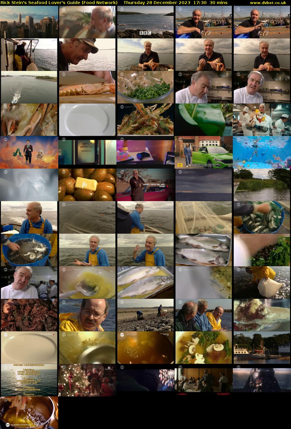 Rick Stein's Seafood Lover's Guide (Food Network) Thursday 28 December 2023 17:30 - 18:00
