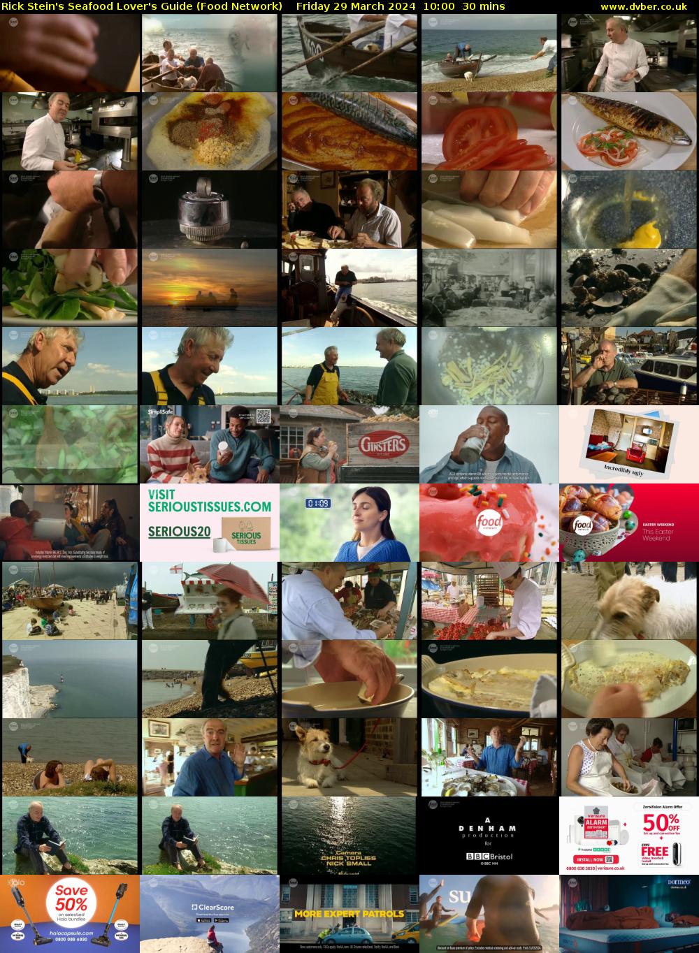 Rick Stein's Seafood Lover's Guide (Food Network) Friday 29 March 2024 10:00 - 10:30