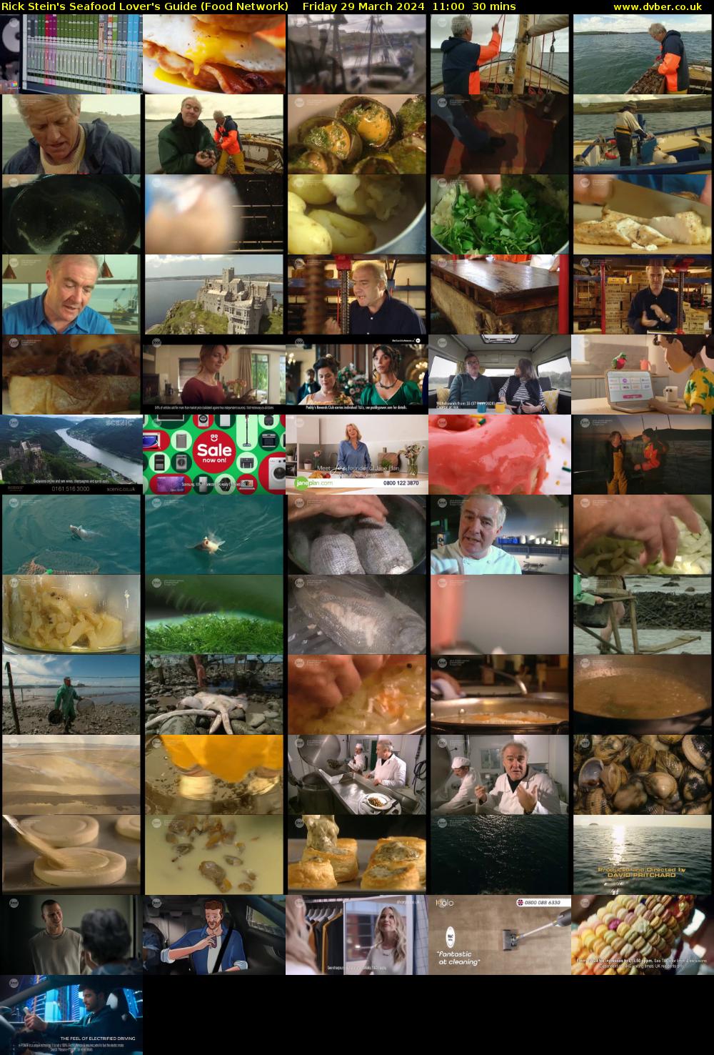 Rick Stein's Seafood Lover's Guide (Food Network) Friday 29 March 2024 11:00 - 11:30