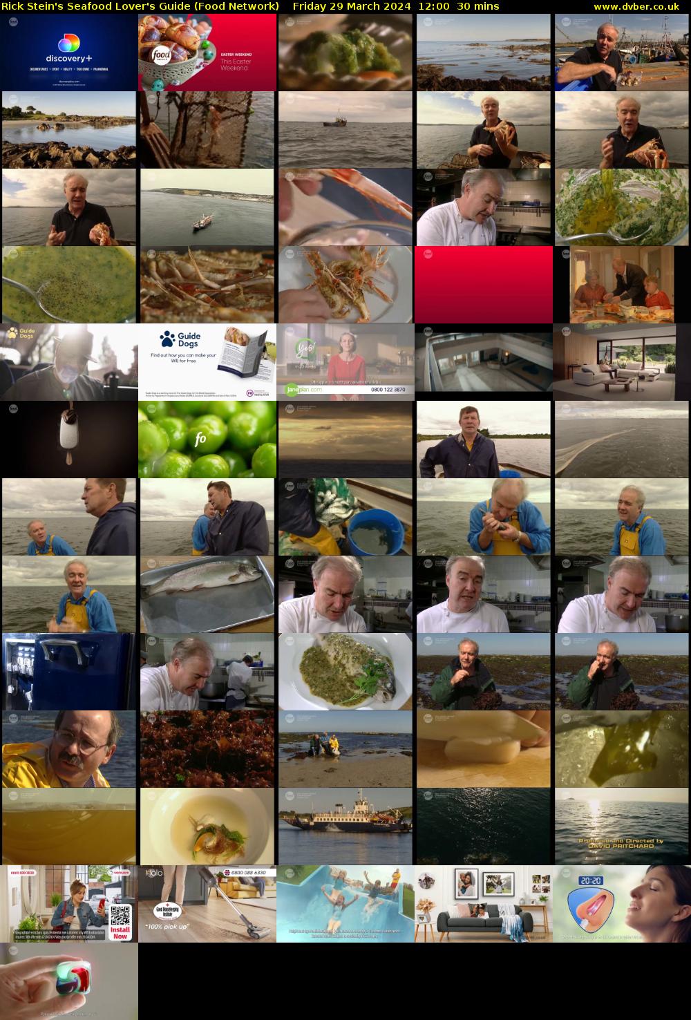 Rick Stein's Seafood Lover's Guide (Food Network) Friday 29 March 2024 12:00 - 12:30