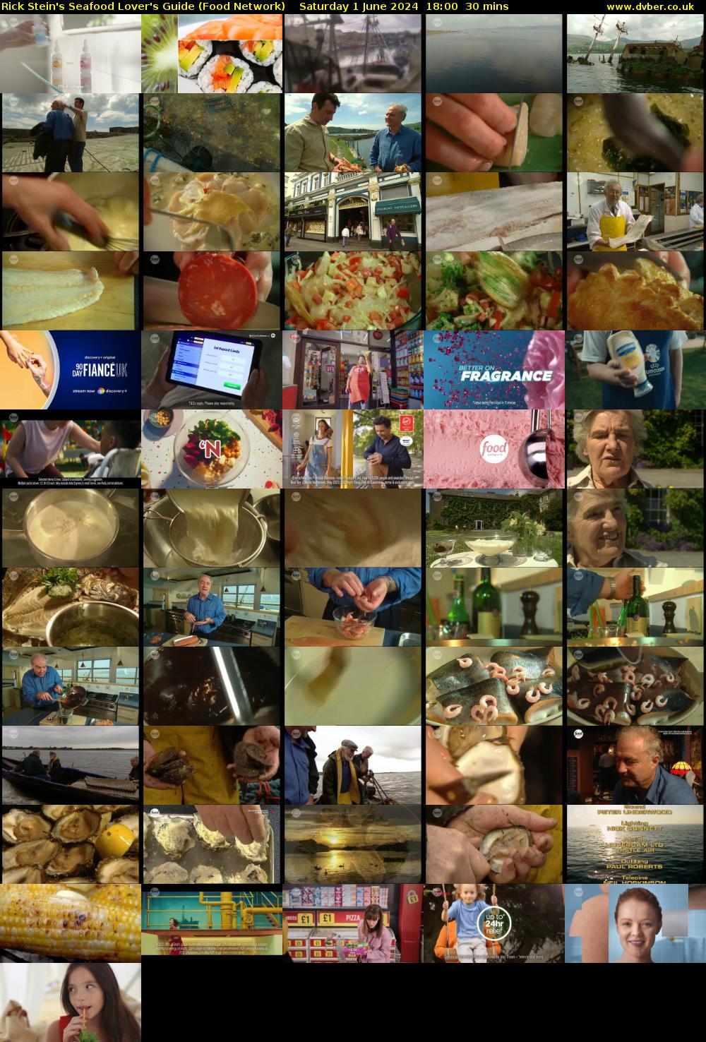 Rick Stein's Seafood Lover's Guide (Food Network) Saturday 1 June 2024 18:00 - 18:30