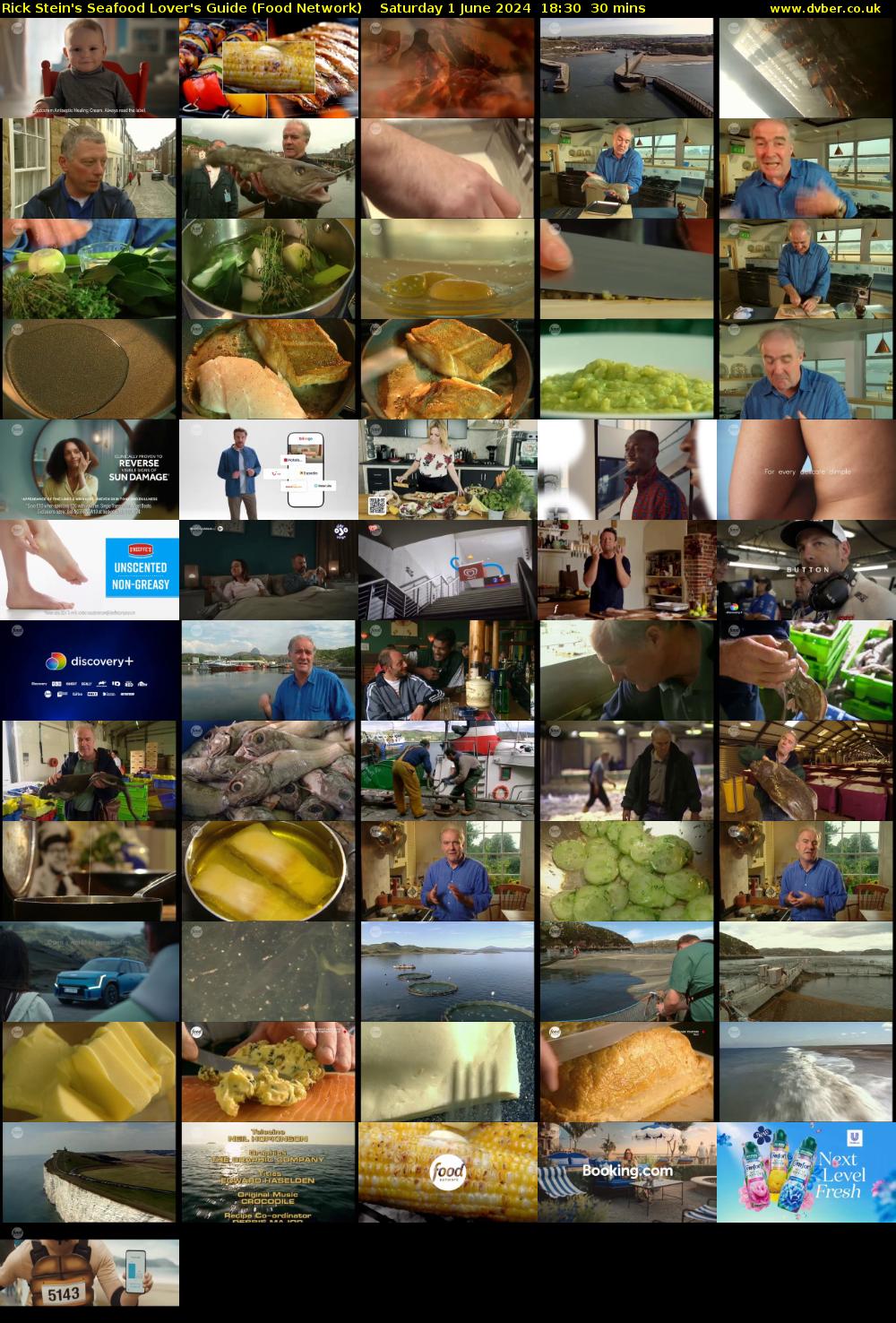 Rick Stein's Seafood Lover's Guide (Food Network) Saturday 1 June 2024 18:30 - 19:00