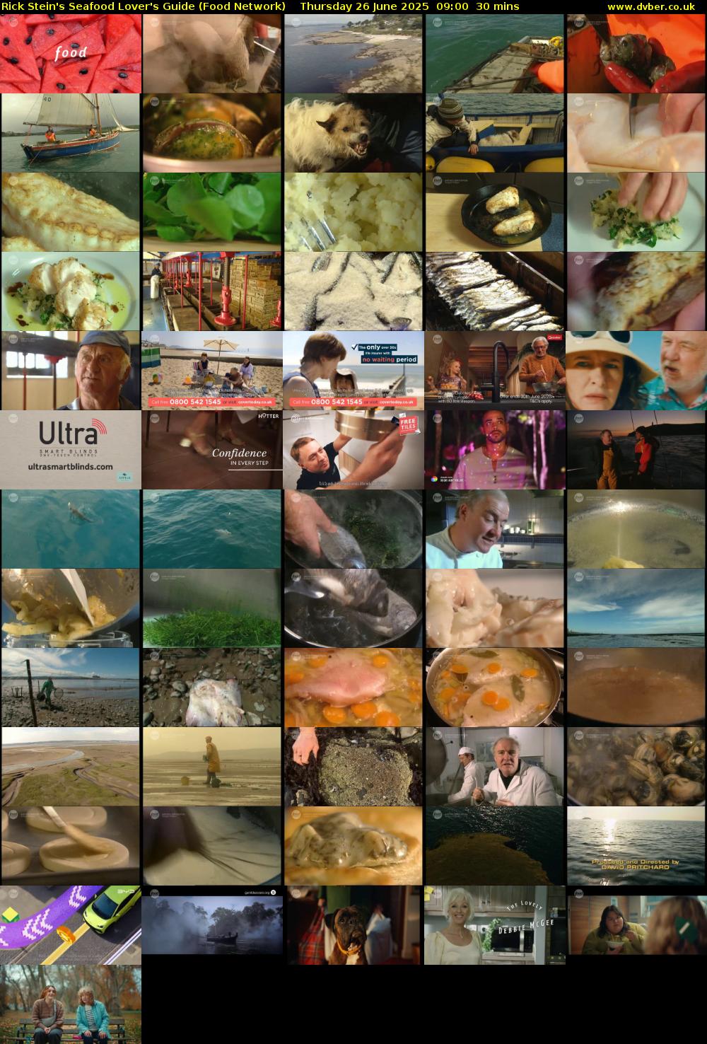 Rick Stein's Seafood Lover's Guide (Food Network) Thursday 26 June 2025 09:00 - 09:30