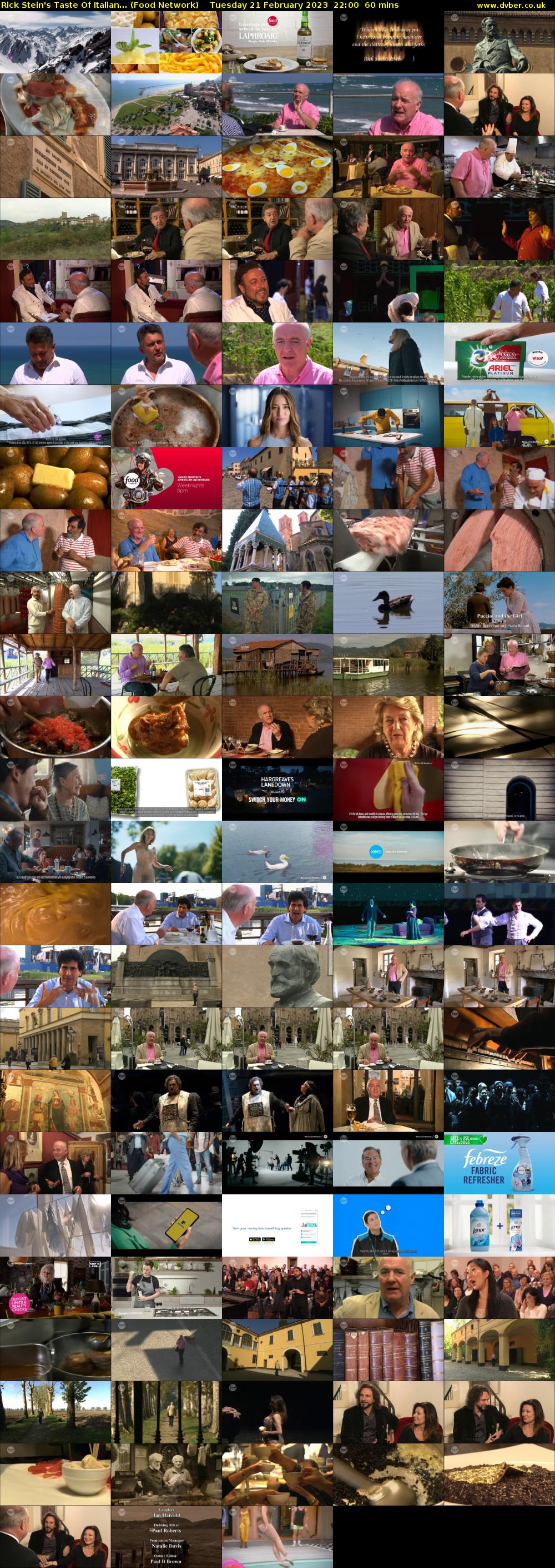 Rick Stein's Taste Of Italian... (Food Network) Tuesday 21 February 2023 22:00 - 23:00